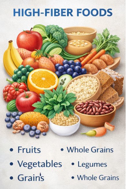 High fiber foods for hemorrhoid prevention