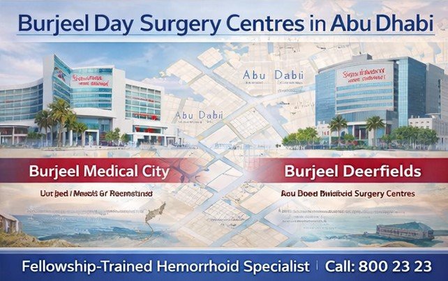 Burjeel Day Surgery Centre Abu Dhabi hemorrhoid treatment facility