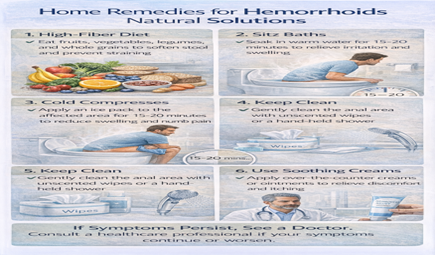 Home remedies to prevent hemorrhoid recurrence including diet sitz baths hygiene and soothing creams